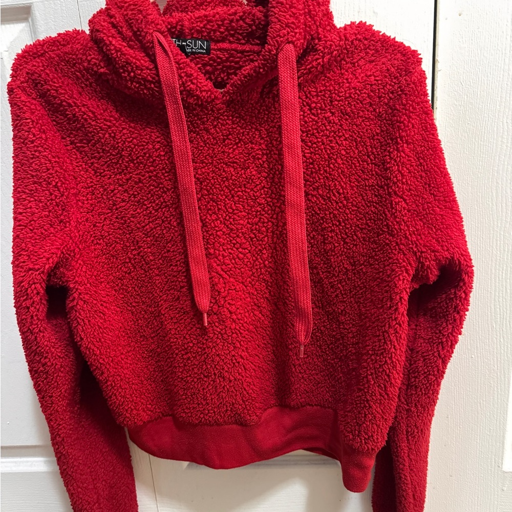 Hoodie | Croptop | Red | S